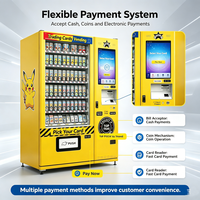 Distributeur automatique intelligent de cartes à collectionner, distributeur de cartes en boîte en libre-service avec écran tactile et paiement sans espèces pour les magasins de jeux