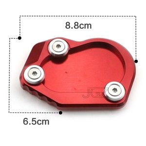 Béquille Latérale Agrandisseur CNC Aluminium Béquille Agrandir Plaque Extension Pad Rouge Noir pour <span class=keywords><strong>BMW</strong></span> R <span class=keywords><strong>NINE</strong></span> <span class=keywords><strong>T</strong></span> - Product Image 6