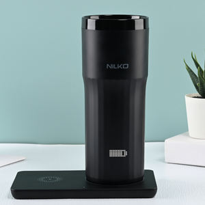 Control de temperatura, <span class=keywords><strong>taza</strong></span> plateada negra <span class=keywords><strong>inteligente</strong></span>, batería de larga duración, <span class=keywords><strong>taza</strong></span> de café autocalentable, control de temperatura <span class=keywords><strong>inteligente</strong></span>, <span class=keywords><strong>taza</strong></span> de café de viaje - Product Image 3