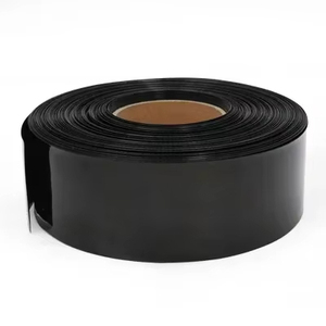 ฟิล์มห่อฉนวนกันความร้อนแบบหดตัวด้วยความร้อน PVC สีดำสำหรับการป้องกันสายเคเบิลชุดแบตเตอรี่ 18650 - Product Image 1