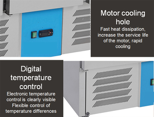 Quảng Châu Tĩnh Làm Mát Lạnh Truy Cập Hàng Đầu/Salad Bar Tủ Lạnh Đầu Bằng Đá Cẩm Thạch Thiết Kế - Product Image 6