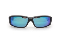 Lunettes de soleil unisexes de style simple, pour la conduite et la pêche, avec verres polarisés anti-rayures en PC, blanc, rouge, bleu, jaune, violet