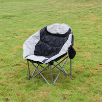 JinHe – chaise de Camping avec repose-pieds, chaises portables pliantes surdimensionnées avec sièges rembourrés