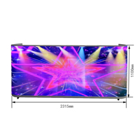 Écran LED pour cabine de DJ pour festivals de musique, intérieur, P1.25-P2.5, écran LED couleur pleine pour comptoir d'accueil