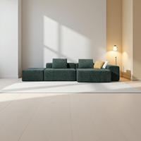 Canapé en tissu compressé moderne, doux et confortable, canapé compressé le mieux noté pour les petits appartements pour les locataires