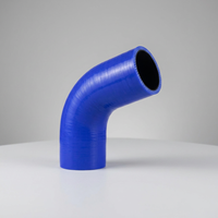 Coude d'angle personnalisé 15/45/120 °   Tuyau en silicone coudé - 19/45/60/70/75 mm, tube réducteur de 2,5 pouces pour l'admission du radiateur et du chauffage