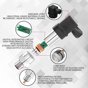 圧力伝送器 4-20mA 出力 高温耐性 高精度 産業オートメーション制御 - Product Image 4