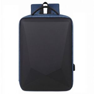 Mochila Negra Personalizada para Portátil, para Hombres, Universidad, Escuela, con Carcasa Rígida, Cierre de Cremallera, Impermeable, para Motocicleta, Venta al Por Mayor - Product Image 2