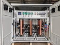 Régulateur de tension automatique triphasé SBW-F-1200KVA, stabilisateur de tension triphasé 220/380/400/415V AVR