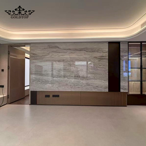GOLDTOP Luxury <b>Stone</b> Waldorf Quartzite Polished Natural <b>Stone</b> Big Slab Wall Tile for Living Room Apartment Hotel Villa - Product Image 2