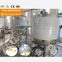 Réservoir de mélange liquide mélangeurs d'engrais mélangeur émulsifiant à haut cisaillement réservoir de mélange en acier inoxydable avec réchauffeur d'agitateur
