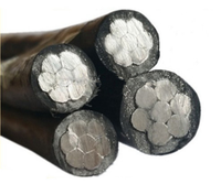 Harga Pabrik Kabel Udara Aluminium 4 Inti 95Mm 1x70mm2 Kabel ABC Konduktor Aluminium Terisolasi PVC