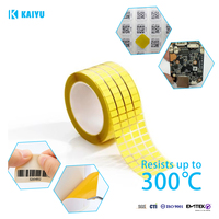 Haute température 300 ℃   Étiquettes à transfert thermique KAIYU, autocollants PET imprimables pour l'identification des composants électroniques de circuits imprimés, fabriqués par une usine avec 15 ans d'expérience