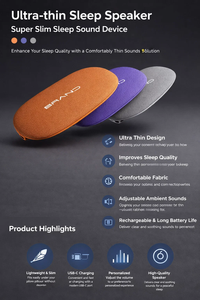 Altavoz Inalámbrico <span class=keywords><strong>de</strong></span> Conducción Ósea <span class=keywords><strong>para</strong></span> Almohada, Música <span class=keywords><strong>para</strong></span> <span class=keywords><strong>Dormir</strong></span>, Audífonos, Máquina <span class=keywords><strong>de</strong></span> Ruido Blanco <span class=keywords><strong>para</strong></span> <span class=keywords><strong>Dormir</strong></span> <span class=keywords><strong>de</strong></span> Lado, iOS y Android - Product Image 3