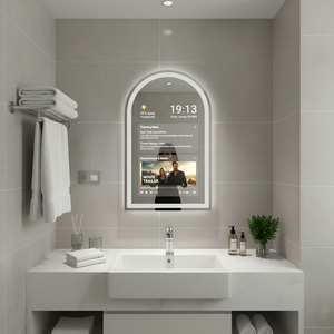 Kingstin Smart Arch : Miroir Intelligent IA sans Cadre à Écran Interactif | Miroir Mural LED - Product Image 1