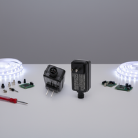 En stock, alimentation étanche 24W 24V 1A, transformateur LED IP44, adaptateur à tension constante pour bande lumineuse extérieure