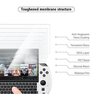 Protection d'écran en verre trempé ultra-fin 2.5D anti-traces de doigts et anti-rayures de 6 pouces pour console de jeu GPD WIN 3/4, fabriquée par ODM Factory - Product Image 5