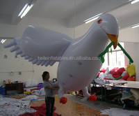 Pigeon gonflable personnalisé tendance, taille gonflée de 5 m, tissu Oxford 210D pour la publicité