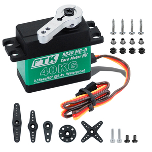 Ptk 8830 mg-D 40kg 1/10 kỹ thuật số <span class=keywords><strong>servo</strong></span> RC 180 grados bánh răng kim loại Alto mô-men xoắn HV <span class=keywords><strong>servo</strong></span> perfil bajo nhà máy tự làm phụ kiện - Product Image 6