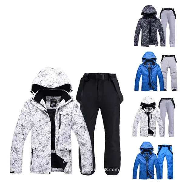 Großhandel hochwertige Jungen Mädchen Kinder warme dicke Schnee jacke passt im Freien wasserdichte Winter Skihose Kinder Ski anzug