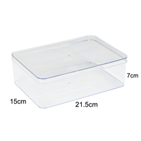 Boîtes transparentes en gros, petites boîtes en plastique transparentes pour tiramisu, bonbons, desserts, mini boîtes PS transparentes