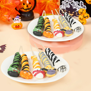 Piruleta en espiral <span class=keywords><strong>de</strong></span> 30g para Halloween con diseño <span class=keywords><strong>de</strong></span> personaje, <span class=keywords><strong>sabor</strong></span> a frutas mixtas, caramelo duro con diseño <span class=keywords><strong>de</strong></span> cuerpo único y novedoso. - Product Image 2