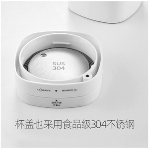 Portable Electric Kettle 1L Digital Control Battery Powered Travel Water Boiler White Compact Design - Product Image 5