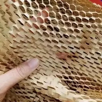 Rouleau de papier kraft alvéolé pour emballage, feuille de papier de protection pour matériaux d'emballage de verre, cosmétiques, vin