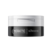 KORMESIC Vente en gros Marques privées Poudre dentifrice probiotique au charbon de bambou 60g Élimine les taches Poudre dentifrice blanchissante