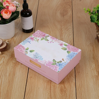 Boîte d'emballage pour vêtements en carton rigide de haute qualité, rose vif, avec revêtement UV, gaufrage, design personnalisé, base amovible à deux pièces, pour chaussettes