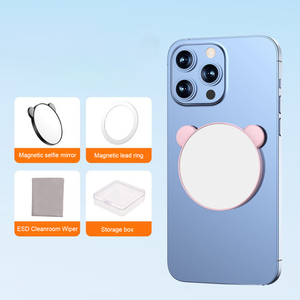 Accessoire de téléphone magnétique Miroir de <span class=keywords><strong>selfie</strong></span> pour <span class=keywords><strong>iPhone</strong></span> 16 15 14 <span class=keywords><strong>13</strong></span> pour Samsung Miroir de caméra arrière pour Vlogging et vidéo - Product Image 6