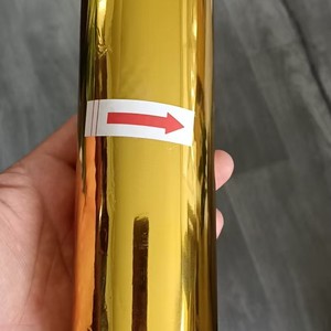 Pellicola per Imballaggio in Cartone Composito, <span class=keywords><strong>Film</strong></span> PET Metallizzato Oro e Argento, Pellicola Pre-Rivestita per Uso Regalo e Artigianale - Product Image 3