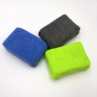 Éponge applicatrice de cire haute performance pour le detailing automobile, tampon en mousse microfibre pour polissage, lustrage, application de revêtement et nettoyage facile