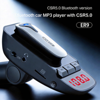 Allume-cigare portable pour voiture, kit de charge rapide PD, chargeur double port USB, portée de 10 m, transmetteur FM mains libres, garantie 1 an, MP3