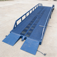 Niveleur de quai mobile hydraulique de 6, 8 et 10 tonnes, rampe de chargement en acier pour chariot élévateur, élévateur de quai industriel pour conteneurs et camions