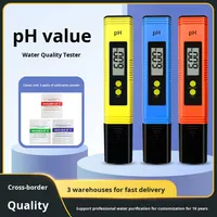 Alat Ukur pH Portabel Laris Manis, Akurasi 0.01, Layar Digital, Pengukuran Keasaman untuk Pengujian Kualitas Air, Stok Pabrik Tersedia