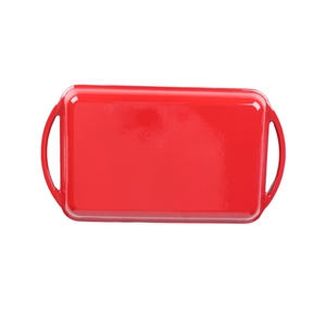 <span class=keywords><strong>Plaque</strong></span> de cuisson rectangulaire en <span class=keywords><strong>fonte</strong></span> émaillée, poêle à griller antiadhésive robuste de qualité commerciale pour restaurant et usage domestique - Product Image 3