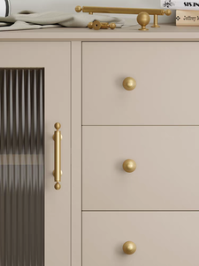 Imported Solid Brass Minimalist Design Hotel Use Cabinet <strong>Door</strong> Handle with Durable &amp; Easy Installation - Product Image 4
