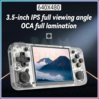 Console rétro portable à double joystick R35s, écran IPS de 3,5 pouces, consoles de jeux vidéo 64G/128G, lecteur de jeux Rg35xx H