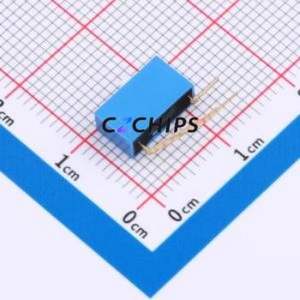 DA-01-B DIP Switch Through hole Component (THT) Switch ( Number of Switch Sections: 1 )( Lead Spacing: 2.54mm )( Color: Blue ) - Product Image 2