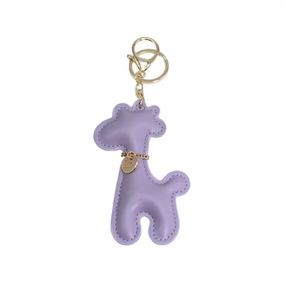 Porte-clés Girafe Amusant en Cuir PU, Breloque Décorative pour Sacs Fourre-tout - Product Image 5