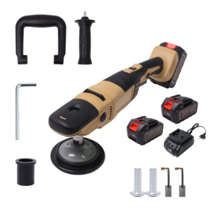 <span class=keywords><strong>Polisseuse</strong></span> rotative sans fil sans balais à <span class=keywords><strong>batterie</strong></span> 21V 150mm pour voiture Machine de polissage automobile - Product Image 1