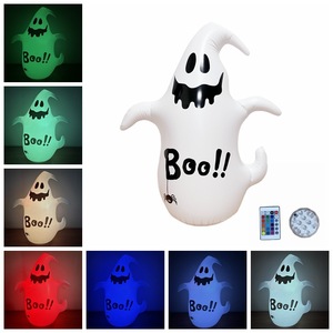 Inflatable Halloween Ghost And Pumpkin Yard Decor 110X68Cm Outdoor Party Decoration For Holiday Festive Atmosphere - Product Image 5