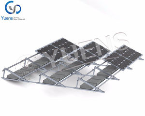 Systèmes de montage de toit plat solaire Yuens 10 degrés est-ouest <span class=keywords><strong>K2</strong></span> toit plat pour système de supports solaires - Product Image 5
