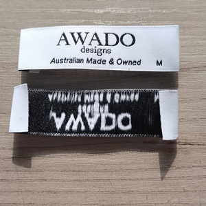 Sản Phẩm Khuyến Mại May Mặc Nhãn <span class=keywords><strong>Tag</strong></span> Cho Tote Xô Hat Vải Nhãn Tùy Chỉnh Màu Hồng Sắt Trên Dệt Nhãn - Product Image 2