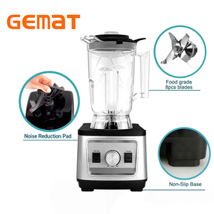 Blender commercial robuste de 5 L, machine à smoothie, mélangeur alimentaire de cuisine, blender électrique industriel pour aliments, broyeur et mélangeur 2200W - Product Image 2