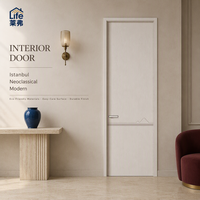 Porte intérieure en bois de haute qualité au design moderne, porte chambre en MDF sur mesure pour projets résidentiels et hôteliers