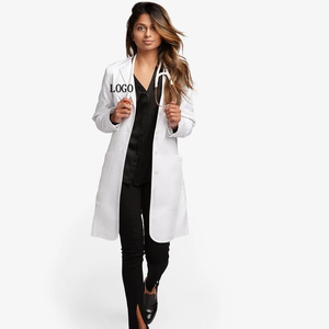 Vente en gros Uniforme d'hôpital blanc Conception personnalisée Médecin Infirmière Blouse blanche Blouse de laboratoire - Product Image 1
