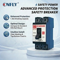 Interruptor de Circuito en Miniatura CNFLY NT50 C20, Interruptor de Seguridad con Panel 2P1E 2P2E