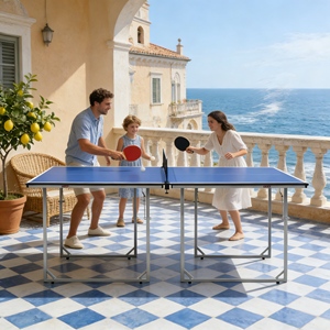 Table de tennis de table professionnelle en gros d'usine, table de tennis de table professionnelle pour camp d'entraînement, plateau hautement élastique, jeu stable - Product Image 2